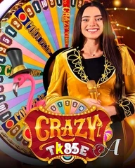 Crazy Time live game no k85 cassino com entretenimento ao vivo para jogadores do Brasil